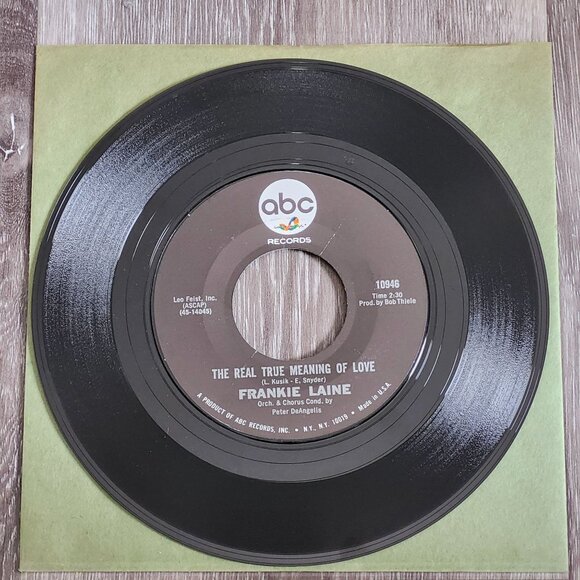 Frankie Laine You Wanted Someone To Play With 45RPM 1967 ABC Records 10946 - Picture 3 of 4